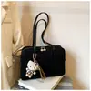 Bolsa Retro Fosca para Mulheres, Grande Capacidade, Nova Bolsa de Ombro/Axila Casual Outono e Inverno 2025, Bolsa Tote para o Trabalho