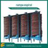 Longzhong Produz 8 Toneladas de Calha Espiral para Preparação de Carvão, Cinzas de Escória e Calha Espiral de PRFV BLL1500