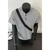 Camiseta Masculina de Verão Nova Manga Curta Estilo Coreano Tendência Simples Meia-Manga Estilo Hong Kong Solta Casual Tendência Marca Camiseta