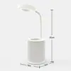Porta-canetas simples luminária de mesa touch Lâmpada de estudo recarregável por USB para desktop Luminária noturna para quarto de estudante presente para empresa