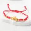 Pulsera trenzada Círculo Qiankun, estilo Nudo Chino, Símbolo de Manzana y Deseo, Fragmentos de Plata, 0 kg Atracciones Turísticas, Fabricante Transfronterizo, Venta al por Mayor de Joyería