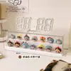 Caixa Display Transparente de Acrílico Fofa à Prova de Poeira para Pequenos Enfeites, Suporte de Exibição para Armazenamento de Blind Boxes, Armário de Exibição de Figuras