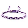 Comércio Exterior Transfronteiriço Joias Corda de Cera Trançada Pulseira de Mão Brinquedo Pulseira Trançada de Três Fios Colorida Cruzada Conjunto Ajustável para Casal
