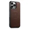 Adecuado para iPhone 18 Pro Funda de Teléfono Magnética de Carga Inalámbrica Magsafe 16 Plus Funda Protectora de Cuero con Patrón Cruzado