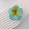Pinza para el pelo de acrílico con forma de pétalo de alta gama para mujer, accesorio para el pelo de moda de verano para ir al trabajo