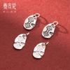 Colgante de plata Yintai S925 con diamante antiguo y mano de mortero, hecho a mano, con cordón, accesorios de cuerda S1363