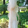 Abrazaderas de Cortina de Lazo Estilo Francés, Decoraciones para Cortinas Transparentes, Cuerdas de Amarre Florales, Accesorios para Ventanas de Bodas, Dormitorios y Salas de Estar