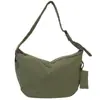 Bolsa de Hombro Cruzada 2025 Nuevo Verano para Mujer Gran Capacidad Bolsa Cruzada de Lona Ruiying Bolsa Tipo Dumpling para Viajes