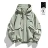 Chaqueta de hombre Tixun Jeep con forro polar 2026 otoño e invierno casual holgada chaqueta de trabajo compra grupal