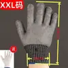 Guantes de alambre de acero resistentes a cortes, guantes protectores metálicos de acero inoxidable de cinco dedos, diseñados para cortar ostras y pescado, y para usar al manipular objetos afilados