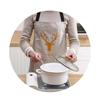 Avental Impermeável e à Prova de Óleo Avental Fashionável de Veado Dourado Resistente a Manchas Blusa Respirável Sem Mangas Cozinha Doméstico Avental de Alto Valor