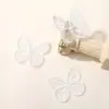 4,5cm Borboleta bordada Borboleta de tule Peças de acessório DIY para acessórios de cabeça, presilhas de cabelo, patches de roupa e enfeites de organza
