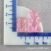 Materiais: Acessórios de Resina, Colar de Gelatina Criativo DIY, Acessórios para Capa de Celular com Cola de Creme DIY Urso Transparente
