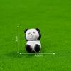 Micro Paisaje de Musgo Panda Travieso Creativo Bolsa Ciega Decoraciones DIY Accesorios Colgantes Coche Mini Adornos Pequeños de Escritorio