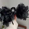 Novo Prendedor de Cabelo Grande Tubarão 2025 para Mulheres com Acabamento de Luxo, Pente de Traseira, Garra de Cabelo, Acessório de Cabelo