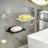 Estante de drenaje de pared de alta gama Xiaohongshu para baño, soporte para jabón de ducha, práctico para uso doméstico