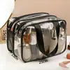 Bolsa de Tocador Impermeable para Separación de Seco y Húmedo, Bolsa de Cosméticos Impermeable, Bolsa de Almacenamiento Portátil de Gran Capacidad, Bolsa de Almacenamiento para Baño y Natación