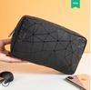 Bolsa de Mão Estilo Bolsa Dentro de Bolsa Cyber Celebridade Brilhante Formato de Diamante Grande Capacidade Bolsa de Maquiagem Viagem Tridimensional Mesa de Banho