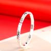 Pulseira Prata Fresca e Doce Prata 999 Feminina Pulseira Ice Crushed Temperamento Pulseira Versátil Popular na Internet