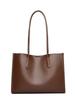 Bolso Tote de Cuero Genuino de Gran Capacidad Estilo Nuevo para Mujer, Bolso de Mano de Piel de Vaca para el Trabajo, Bolso de Hombro Moderno y Versátil, Bolso Cruzado, Bolso de Axila