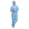 Roupa Protetora Antiestática Limpa de Laboratório Livre de Pó para Homens e Mulheres Macacão com Capuz Conjunto de Três Peças Roupa Eletrostática Fábrica de Eletrônicos