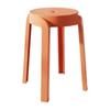 Tamborete de ciclone grosso para sala de estar doméstica Tamborete alto empilhável moderno e simples banquinho redondo de plástico para mesa de jantar