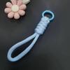Llavero de Color Cordón Llavero Anti-Pérdida Accesorios para Teléfono Móvil Poliéster Cuerda Corta Colgante Venta al por Mayor Funda para Teléfono Móvil Llavero