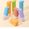 Botellas de Viaje de Silicona 60ml90ml Champú Jabón Corporal Viaje Portátil Cuidado de la Piel Loción Corporal Botella de Almacenamiento