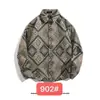 Camisa de Manga Larga Retro Étnica Tejida Bordada Estilo Barroco Japonés Vintage para Hombre Holgada Ropa de Abrigo Otoño e Invierno Primavera y Otoño
