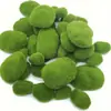 Piedras de Musgo Artificiales Afelpadas al por Mayor en Stock, Decoración para Micro-Paisajes, Bonsái, Acuario, Piedras de Musgo Simuladas