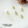 Pedras de Strass para Nail Art da Série Zircônia de Luxo Leve, Pingente de Estrela-do-Mar Versátil Deslumbrante e Luxuoso, Pedras de Strass para Unhas Laço