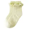 Calcetines de Princesa de Verano de Malla Transpirable para Niñas Calcetines Cortos Estilo Ins Encaje Estilo Princesa Calcetines Cortos Transpirables Absorbentes de Sudor para Bebé