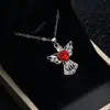 Collar para Mujer Transfronterizo Primera Joyería Colgante para Mujer Lujo Ligero Nicho Collar de Amor Simple de Gama Alta Collar para Niños Mujer