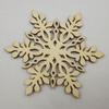Virutas de madera natural, variedad de copos de nieve, suministros de decoración navideña, paquete de 10