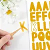 Pegatinas de abecedario inglés A4 transfronterizas, pegatinas de papel de aluminio dorado y plateado, pegatinas de letras inglesas, pegatinas pequeñas para scrapbooking, pegatinas de decoración DIY