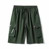 Pantalones cortos de verano de marca de moda para hombre, pantalones casuales finos para exteriores, pantalones holgados rectos grandes, pantalones cortos deportivos geniales para hombre
