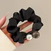 Coleção de scrunchies de verão: Elásticos de cabelo coreanos versáteis, cordões de cabelo estilo faculdade fresh, acessórios de cabelo elásticos, acessórios de cabeça para mulheres