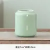 Porcelana Branca Pen Conner Caixa de Armazenamento Cerâmica Simples Suprimentos para Dormitório Escola Suprimentos para Pincel de Escritório Enfeites de Mesa Cilindro Único