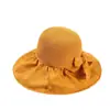Sombrero de Sol para Mujer Verano Vinilo Lazo Sombrero Calado Ciclismo Exterior Ala Ancha Sombrero Protección Solar Playa Sombrero de Pescador Venta al por Mayor