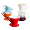 Taza de filtro de café europea transfronteriza personalizada, filtro de goteo de café cerámico, embudo de filtro de café manual, taza personalizada