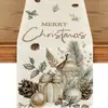 Amazon Venta Caliente Transfronteriza Festival de Productos Nuevos Camino de Mesa Muñeco de Nieve Navideño Árbol de Navidad Atmósfera Festiva Decoración Festiva