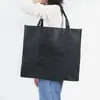 Bolsa de mão não tecida em estoque bolsa verde bolsa de compras grande bolsa de mão com fundo largo 45X40X25 vermelho Marrom