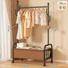 Cabide de chão para quarto, cabide para casa, móvel, leve, luxuoso, para secar roupas, multifuncional, armazenamento, cabideiro