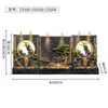 Grande Fonte de Água Corrente com Rochas Tanque de Peixes Parede de Cortina d'Água Empresa Hotel Clube Casa Pátio Roda Feng Shui Ornamentos Decorativos