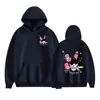Transfronterizo nuevo una pieza estampado casual holgado estudiante Harajuku hombres y mujeres sudadera con capucha hoodie periférico