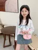 2026 Novo Estilo Coreano Plissado Nuvem Laço Infantil Estilo Pai-Filho Bolsa de Mão Crossbody Mini Bolsa Bolsa Feminina Atacado