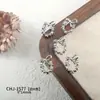 Acessórios Populares de Liga para Nail Art de Guirlanda de Natal, Estilo Versátil de Luxo Leve, Materiais de Unha Usáveis Dourados e Prateados Atacado para o Natal