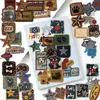 Colección de decoración de pegatinas retro americanas DIY planificador funda de teléfono pegatinas de dibujos animados creativas impermeables venta al por mayor transfronteriza
