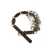 Cinturón de Retazos de Piel Estilo Retro Americano Y2K Transfronterizo para Mujer, Cinturón de Accesorios de Piel de Moda