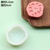 Yigao Mid-Autumn Festival folha de lótus raiz de lótus fondant molde de silicone DIY molde de bolo de lua de lótus molde de vela de gelatina